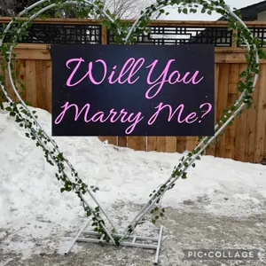 Will You Marry Me Arch