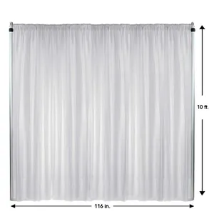 Back Drop drapes - White