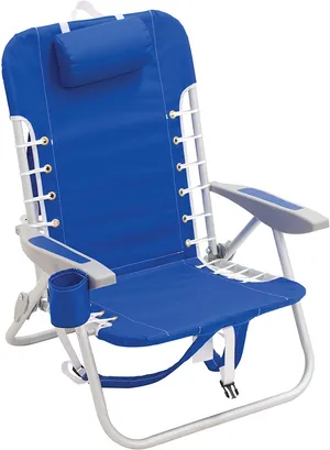 Rio Beach 4-Position Lace-Up Backpack Folding Beach Chair