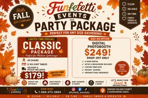Classic Party Package Great for approximately 30–40