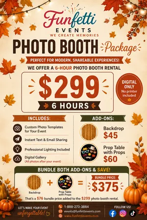 PHOTO BOOTH DIGITAL Package including local delivery and pickup