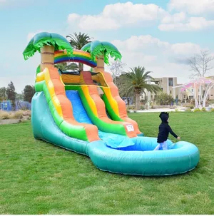 13 Ft Sumer Breeze Water Slide Package with PopCorn & Snow Cone Machine Rental