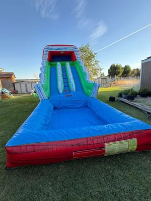 Water Slide Blue