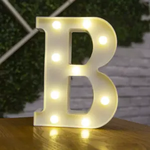 Illuminated letter B