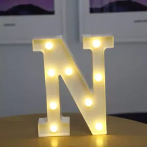 Illuminated letter N