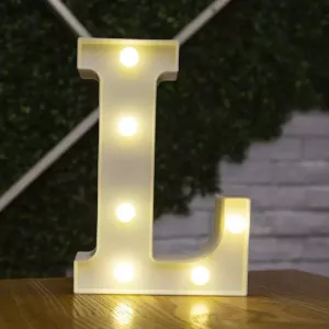 Illuminated letter L