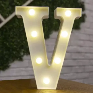 Illuminated letter V