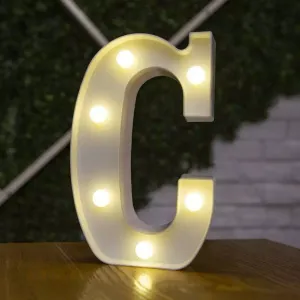 Illuminated letter C