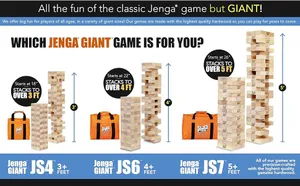 Jenga Giant - Hardwood Blocks 