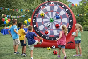Giant Inflatable Dartboard Yard Game Set