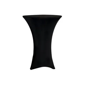 Black Cocktail Table Spandex Cover