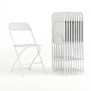 Adult White Plastic Chair 