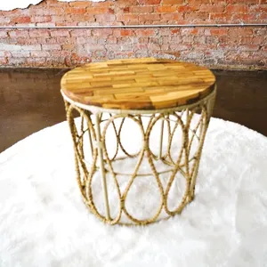 Bamboo Side Table