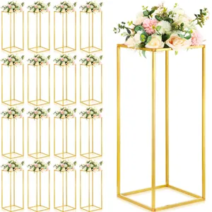 Gold Metal Flower Stand (one stand included in rental price)