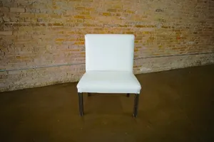 White Leather Chair 