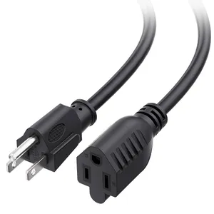 Extension Cord 25 FT - Indoor/Outdoor (Black)