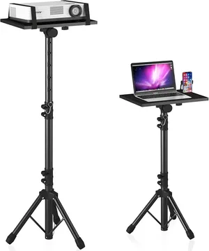 Projector Stand Tripod Adjustable, Laptop Height from 23.5 to 46.5 inches
