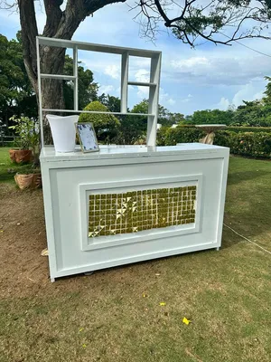 White Bar Counter