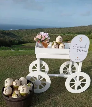 White Candy Cart