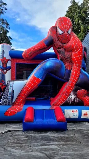 Spider-man bounce house 