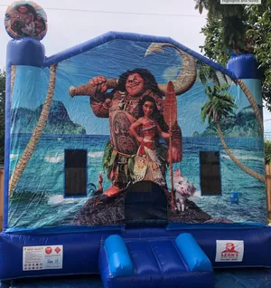 Moana bounce house