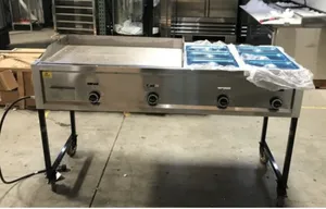 Plancha grill (flat top griddle) 6-1/6 chafers
