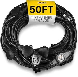  COLSEN Extension Cord with Multiple Outlets 