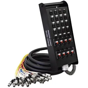 Seismic Audio - SAXQ-16x8x25 - 16 Channel 25' XLR Snake Cable with XLR and 1/4