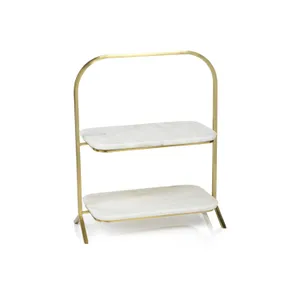 2 Tier Marble Tray