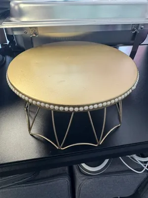 Gold Metal Cake Stand