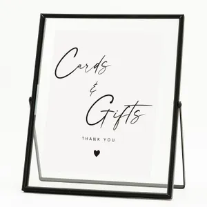 Cards & Gifts Glass Sign