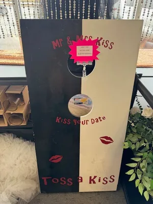 Bean Bag Toss Kissing Game