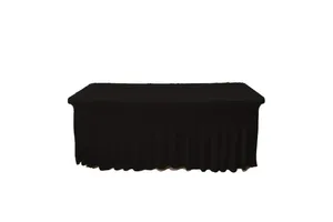 Tischdecke-Spandex Bankett schwarz