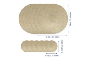 Platzdeckchen gold
