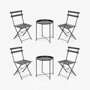 Pack Table Cafe - 2 Tables et 4 Chaises