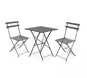 Ensemble Bistrot - 1 Table et 2 Chaises