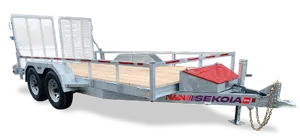 Remorque N&N 18 pieds+2 plate-forme