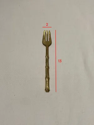 Set 4 forchette color oro