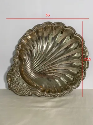 Vassoio Conchiglia decorato
