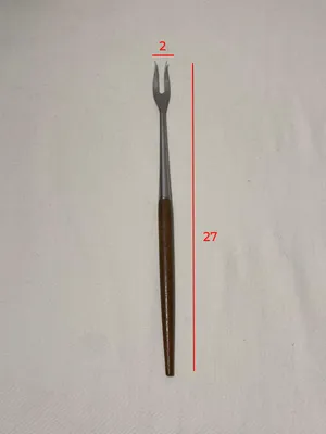 Forchettina manico in legno