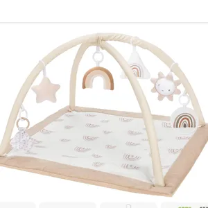 Soft Baby Play Mat with Hanging Toys
