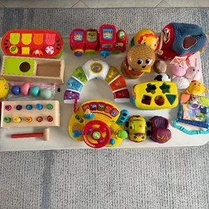 Entertaining Infant Toy Bin #1 - Ages 0 - 12 Months Old