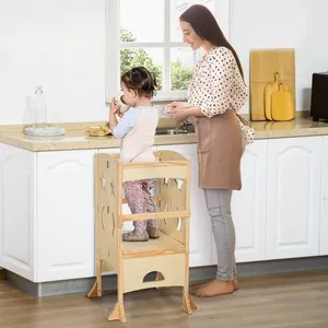 Toddler Tower - Wooden Foldable