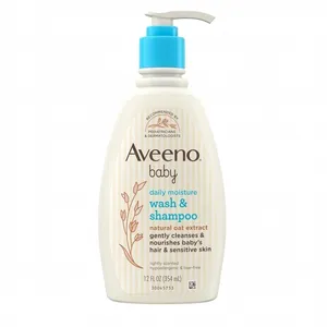 Aveeno Baby Daily Moisture Gentle Body Wash & Shampoo 12 ounces