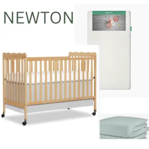 Newton Mattress & Full Size Crib with 1 Sheet