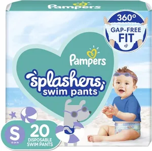 Pampers Splashers Swim Diapers Size S 20 Count