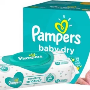 Small Pack - Pampers / Huggies / Target Diapers (Approx. 20 diapers) & 1 Pack Wipes