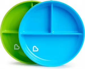 Munchkin Stay Put Divided Toddler Plate - 1 Count