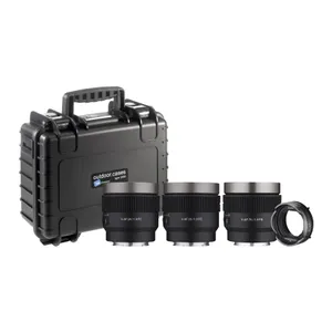 SAMYANG V-AF objektív szett + MF Adapter + Koffer