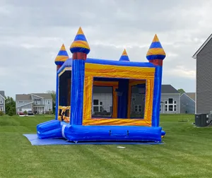 Blue Orange Bounce House